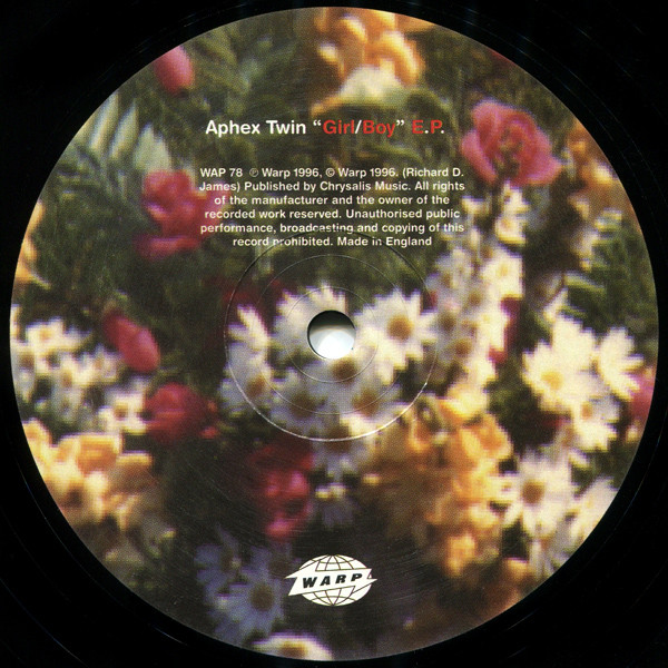 Aphex Twin - "Girl/Boy" E.P. | Warp Records (WAP78) - 4 Aphex Twin - "Girl/Boy" E.P. | Warp Records (WAP78) - 4