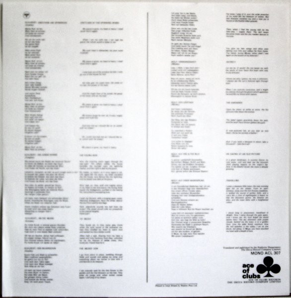 Kathleen Ferrier - A Lieder Recital (Record 3) | Ace Of Clubs (ACL 307) - 4