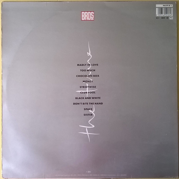 Bros - The Time | CBS (CBS 465918 1) - 2