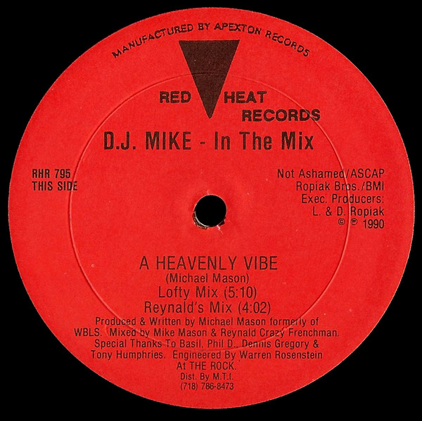 DJ Mike "In The Mix" - A Heavenly Vibe | Red Heat Records (RHR 795)