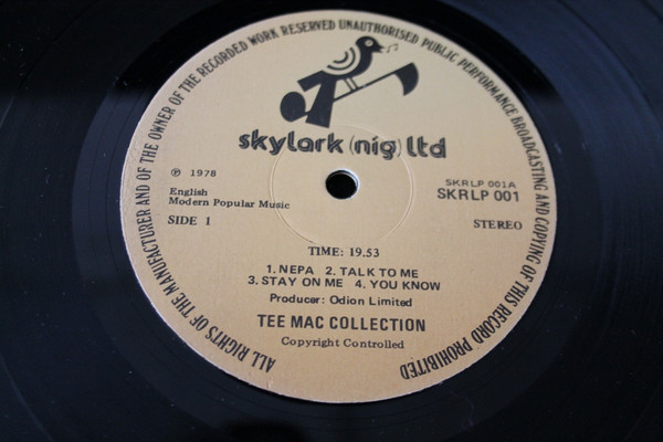 Tee Mac - Party Fever | Skylark Records (SKRLP 001) - 4