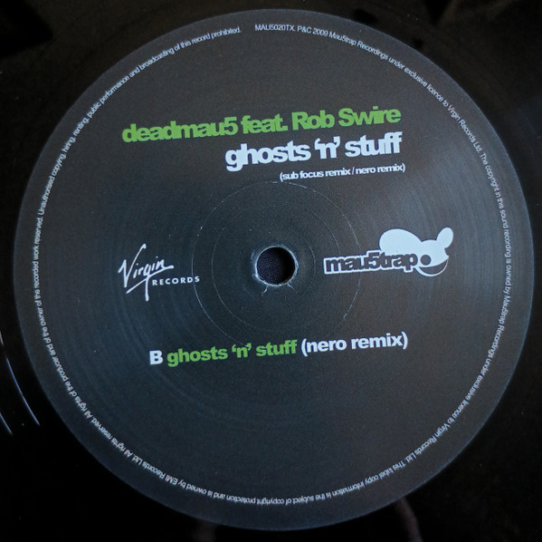 deadmau5 Feat. Rob Swire - Ghosts 'N' Stuff (Sub Focus / Nero Remixes) | Mau5trap Recordings (MAU5020TX) - 4