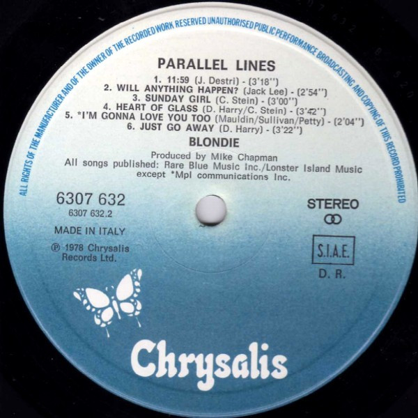 Blondie - Parallel Lines | Chrysalis (6307 632) - 4