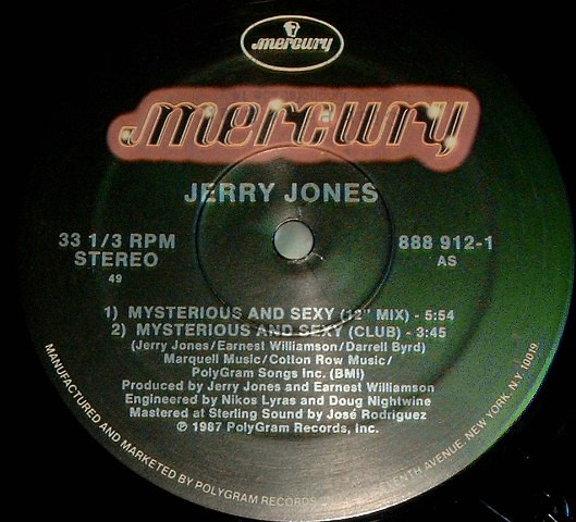 Jerry Jones - Mysterious And Sexy | Mercury (888 912-1) Jerry Jones - Mysterious And Sexy | Mercury (888 912-1)