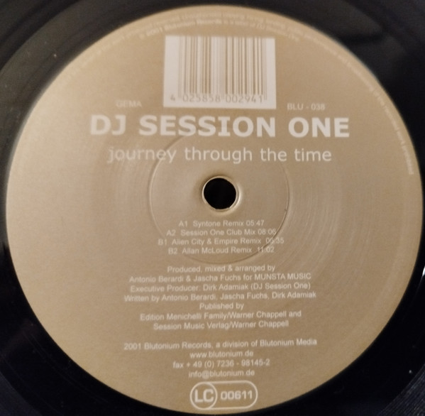 DJ Session One - Journey Through The Time | Blutonium Records (BLU - 038) - 4
