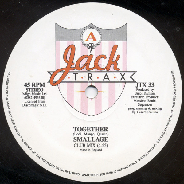 Smallage - Together | Jack Trax (JTX 33) - 3