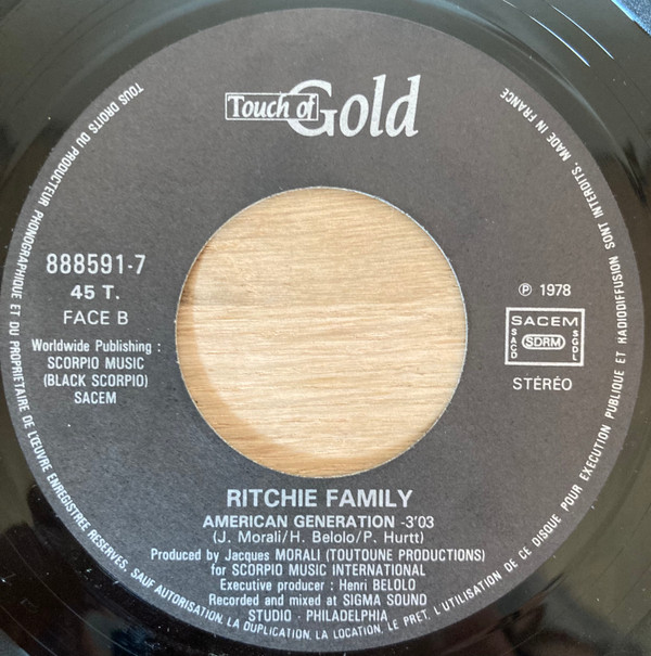 The Ritchie Family - The Best Disco In Town - Original Remix 87 | Touch Of Gold (888591-7) - 4 The Ritchie Family - The Best Disco In Town - Original Remix 87 | Touch Of Gold (888591-7) - 4
