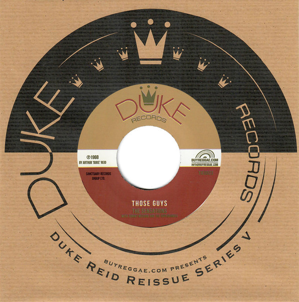 The Sensations / Winston Wright - Those Guys / Moonwalk | Duke Records (TIEU023)