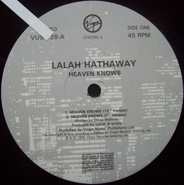 Lalah Hathaway - Heaven Knows | Virgin America (VUST 28) - 3