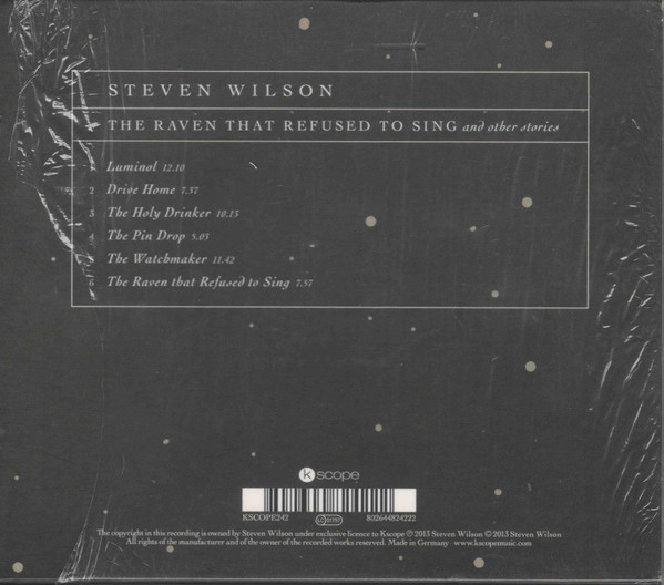 Steven Wilson - The Raven That Refused To Sing (And Other Stories) (Special Edition) [CD] | Kscope (KSCOPE242) - 2