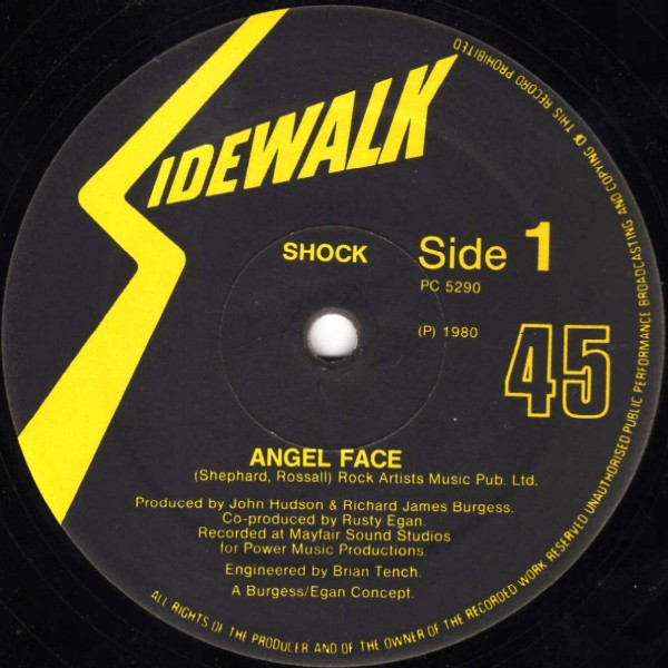 Shock - Angel Face / R.E.R.B. | Sidewalk (PC 5290) - main