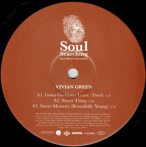 Various - Soul Searching - Real Music Unearthed | Sony BMG Music Entertainment (UK) Ltd. (SSAS-1) Various - Soul Searching - Real Music Unearthed | Sony BMG Music Entertainment (UK) Ltd. (SSAS-1)
