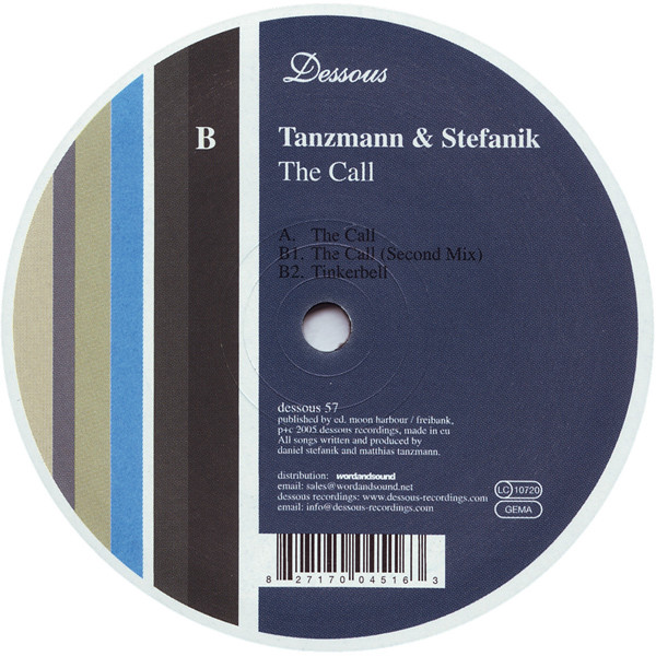 Tanzmann & Stefanik - The Call | Dessous Recordings (dessous 57) - 2