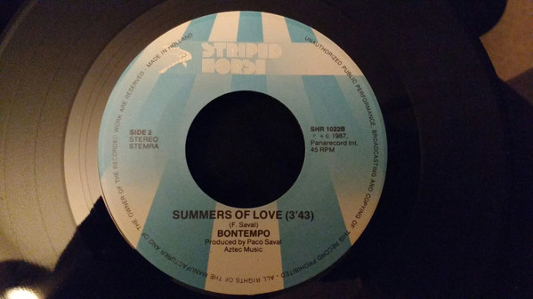 Bontempo - Good Times (1987 Re-make) | Panarecord International (SHR 1022) - 3