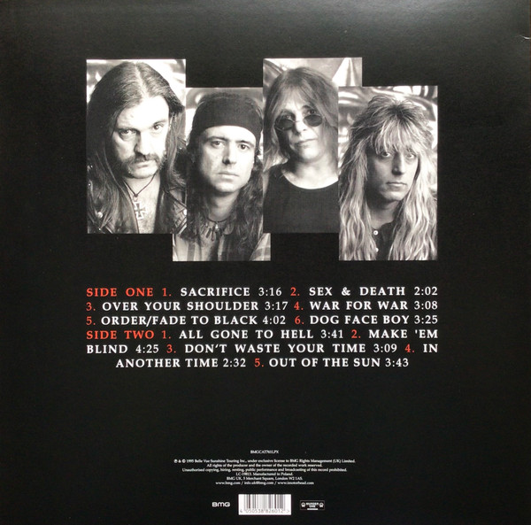 Motörhead - Sacrifice | BMG (BMGCAT761LPX) - 2