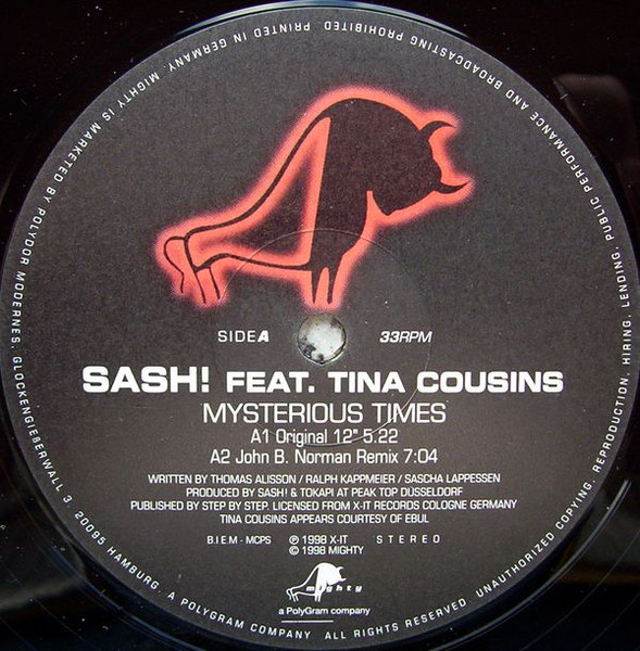 Sash! Feat. Tina Cousins - Mysterious Times | Mighty (none) - 2