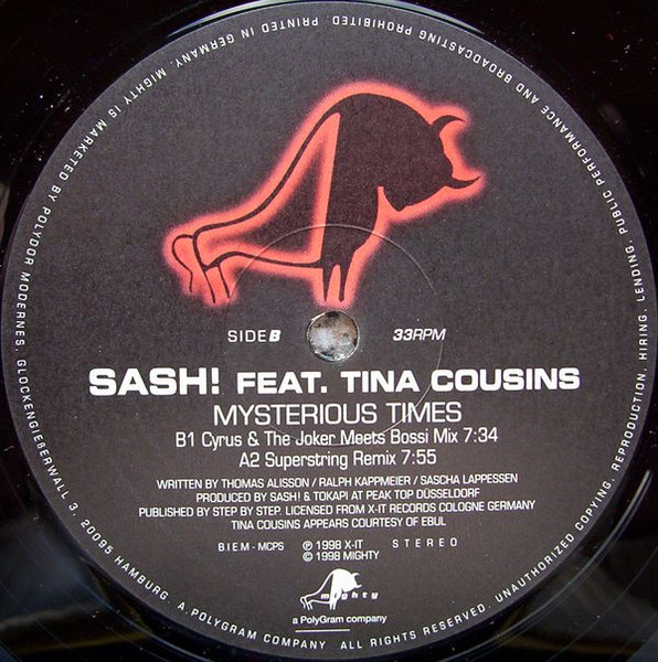 Sash! Feat. Tina Cousins - Mysterious Times | Mighty (none) - 3