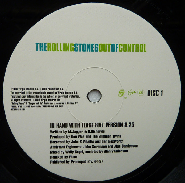 The Rolling Stones - Out Of Control | Virgin (VSTDDJ 1700) - 3 The Rolling Stones - Out Of Control | Virgin (VSTDDJ 1700) - 3