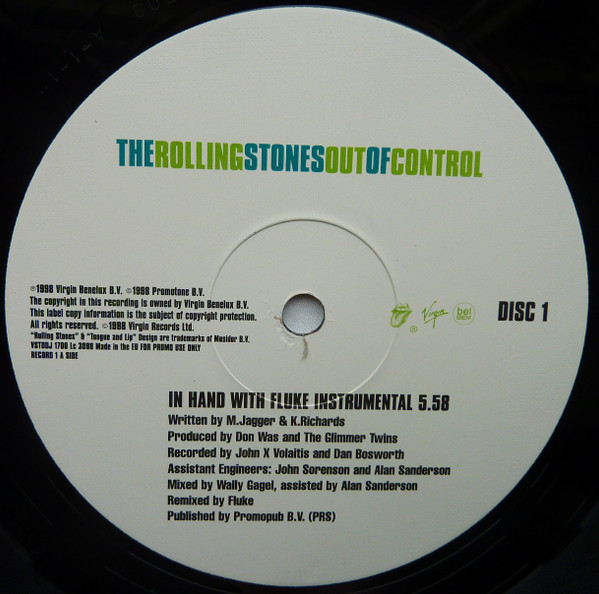 The Rolling Stones - Out Of Control | Virgin (VSTDDJ 1700) - 2 The Rolling Stones - Out Of Control | Virgin (VSTDDJ 1700) - 2