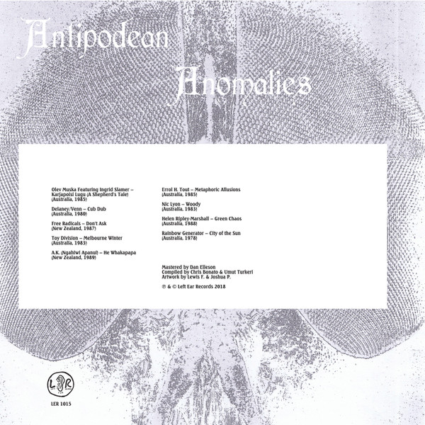 Various - Antipodean Anomalies | Left Ear Records (LER 1015)