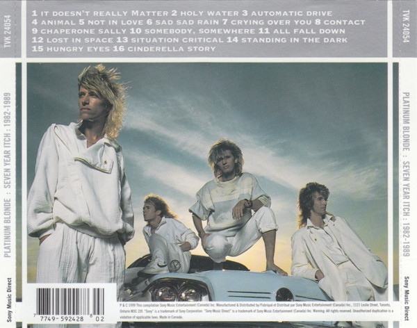 Platinum Blonde - Seven Year Itch: 1982-1989 | Sony Music Direct (TVK 24054) - 2 Platinum Blonde - Seven Year Itch: 1982-1989 | Sony Music Direct (TVK 24054) - 2