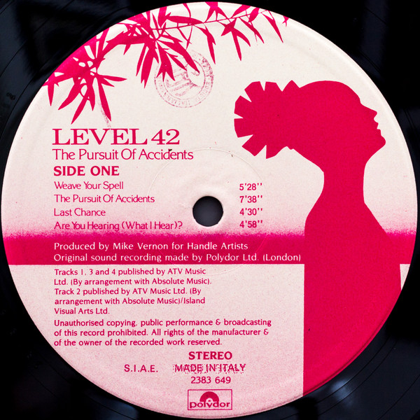 Level 42 - The Pursuit Of Accidents | Polydor (2383 649)