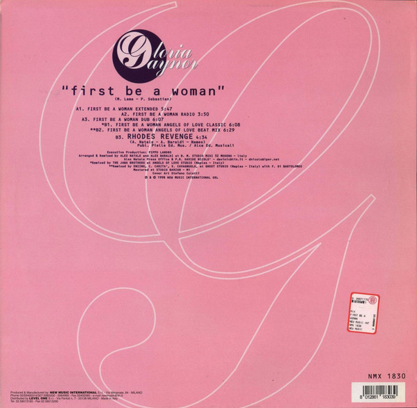 Gloria Gaynor - First Be A Woman (The Last Mix) | New Music International (NMX 1830)