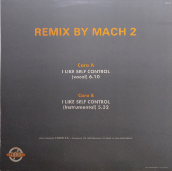 Mach 2 - I Like Self Control | Zoco Records (MZ-401) - 2 Mach 2 - I Like Self Control | Zoco Records (MZ-401) - 2