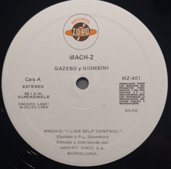 Mach 2 - I Like Self Control | Zoco Records (MZ-401) - 3 Mach 2 - I Like Self Control | Zoco Records (MZ-401) - 3