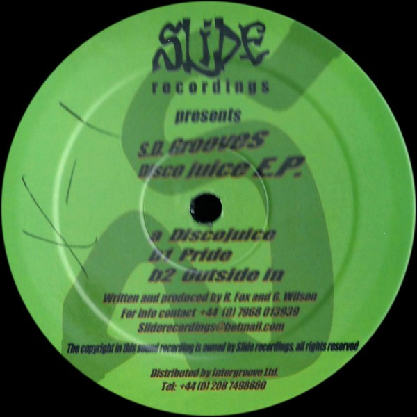 SD Grooves - Disco Juice E.P. | Slide Recordings (SLID 003)