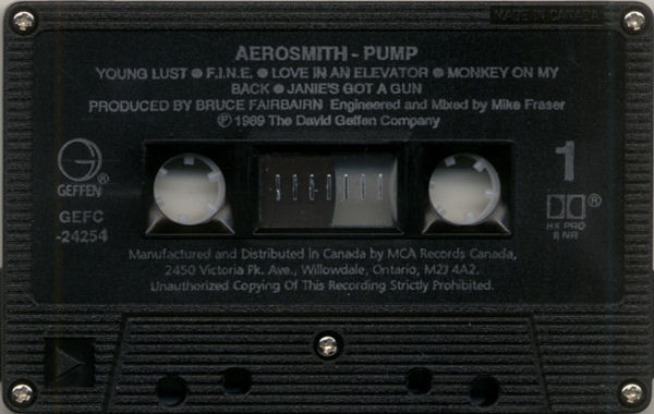Aerosmith - Pump | Geffen Records (GEFMC 24254)
