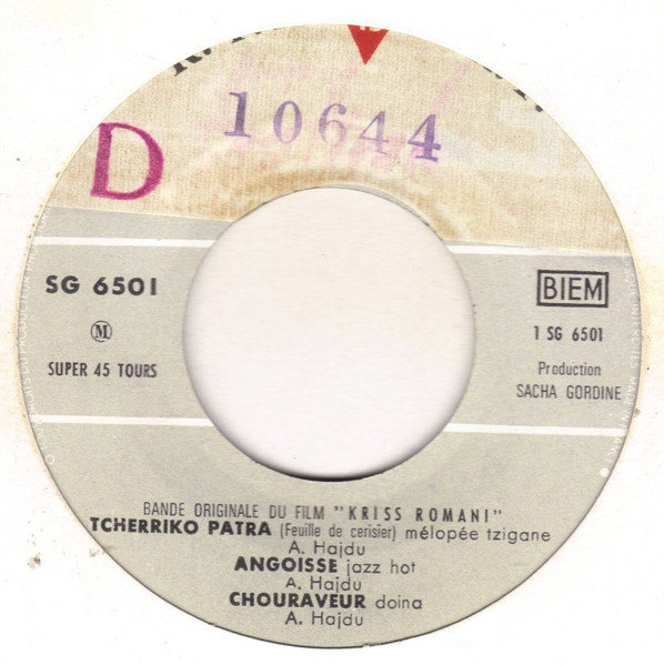 Hajdu Alain - Kriss Romani | Disques Festival (SG 6501 M) - 3