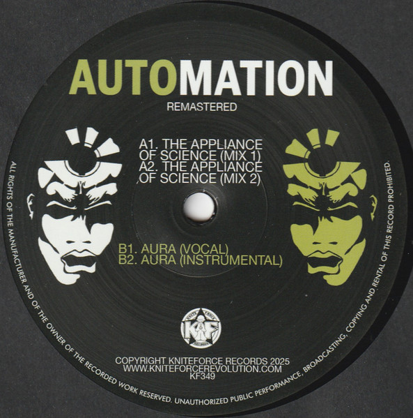 Automation - The Appliance Of Science | Kniteforce Records (KF349) - 3