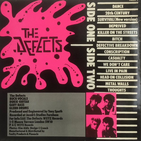 The Defects - Defective Breakdown | WXYZ Records (LMNOP 2) - 2