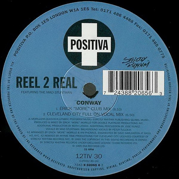 Reel 2 Real & The Mad Stuntman - Conway | Positiva (12TIV 30) - 4 Reel 2 Real & The Mad Stuntman - Conway | Positiva (12TIV 30) - 4