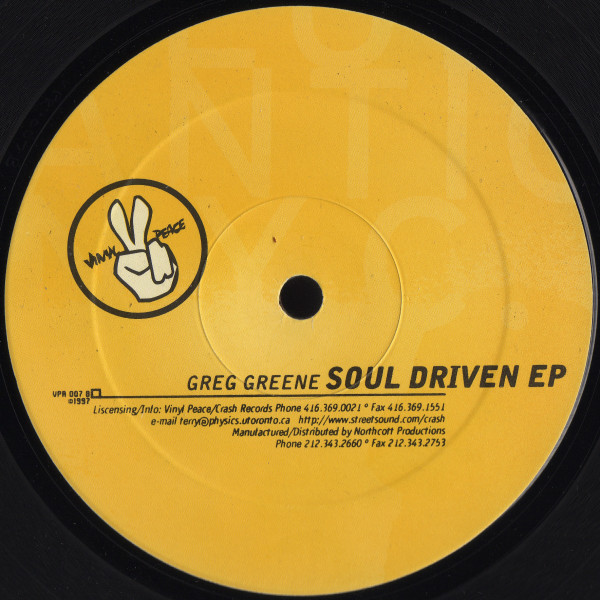 Greg Greene - Soul Driven EP | Vinyl Peace (VPR 007) - 2