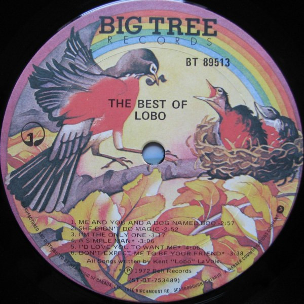 Lobo - The Best Of Lobo | Big Tree Records (BT 89513) - 3 Lobo - The Best Of Lobo | Big Tree Records (BT 89513) - 3