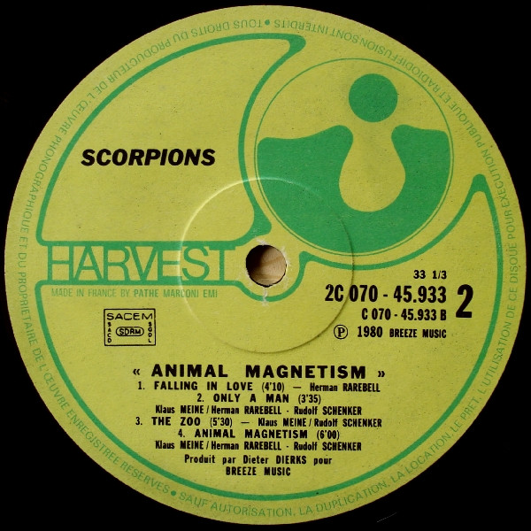 Scorpions - Animal Magnetism | Harvest (2C 070 45933) - 4