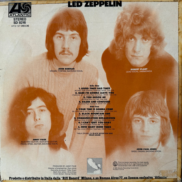 Led Zeppelin - Led Zeppelin | Atlantic (SD 8216) - 2