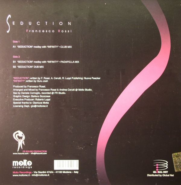Francesco Rossi - Seduction | Molto Recordings (MLT007) - 2 Francesco Rossi - Seduction | Molto Recordings (MLT007) - 2