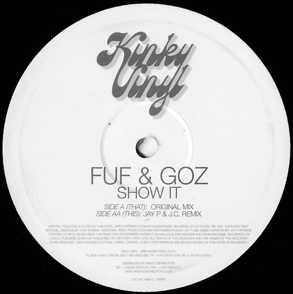 Fuf & Goz - Show It | Kinky Vinyl (kink12)