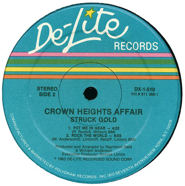 Crown Heights Affair - Struck Gold | De-Lite Records (DX-1-510) - 4