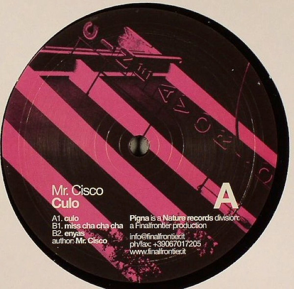 Mr. Cisco - Culo | Pigna Records (PIGNArec08) - main