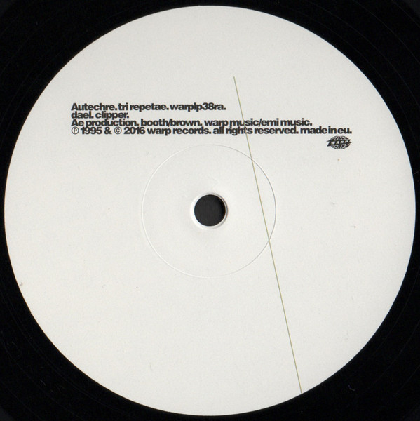 Autechre - Tri Repetae | Warp Records (warplp38r) - 2 Autechre - Tri Repetae | Warp Records (warplp38r) - 2