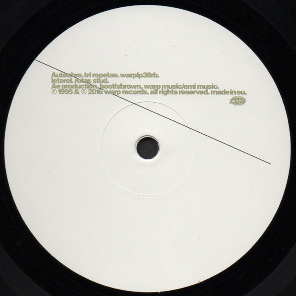 Autechre - Tri Repetae | Warp Records (warplp38r) - 3 Autechre - Tri Repetae | Warp Records (warplp38r) - 3