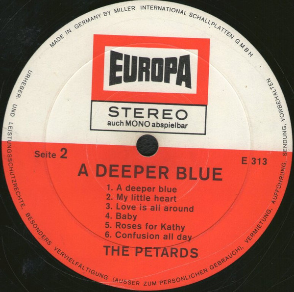 The Petards - A Deeper Blue | Europa (E 313) - 4