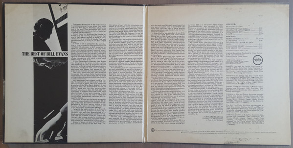 Bill Evans - The Best Of Bill Evans | Verve Records (V6-8747) - 3 Bill Evans - The Best Of Bill Evans | Verve Records (V6-8747) - 3