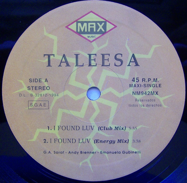 Taleesa - I Found Luv | Max Music (NM942MX) - 4