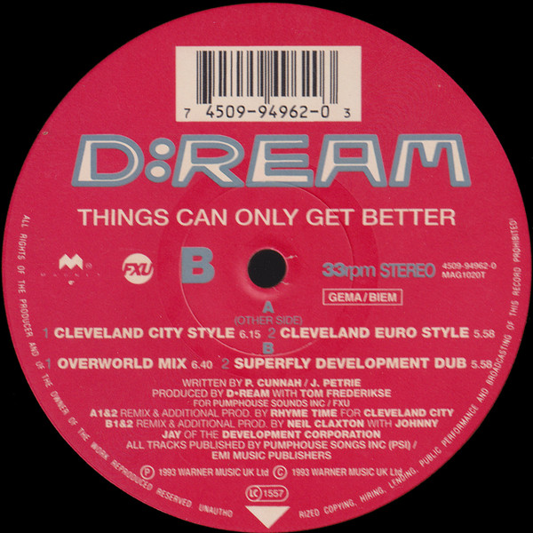 D:Ream - Things Can Only Get Better | Magnet (MAG1020T) - 4