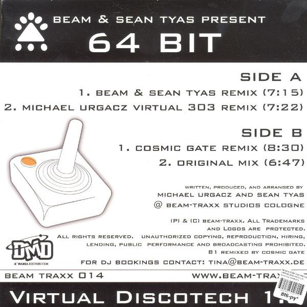 Beam & Sean Tyas Present 64 Bit - Virtual Discotech 1.0 | Beam Traxx (BEAM-TRAXX 014) - 4